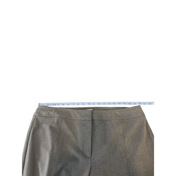 Talbots Woman Plus Gray Office Work Straight Leg Trouser Dress Pant Size 18W - Picture 11 of 14